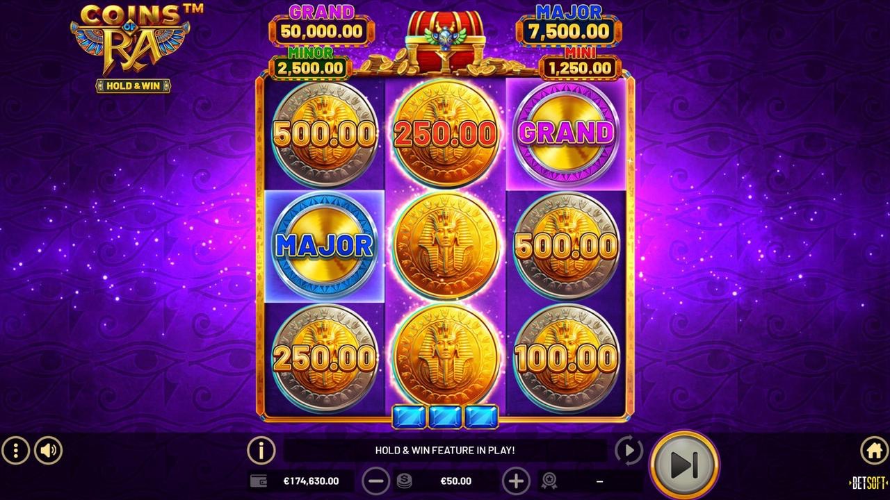 Game Recommendation: Coins of Ra – HOLD & WIN