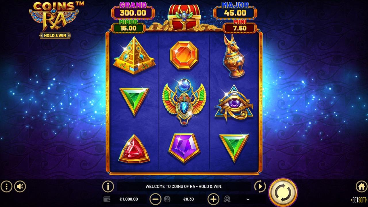 Game Recommendation: Coins of Ra – HOLD & WIN